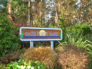 Saxe Point Park Sign