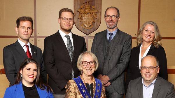 clockwise-Tim Morrison, Jacob Helliwell, Ken Armour, Andrea Boardman, Duncan Cavens, Barbara Desjardins and Darlene Rotchford