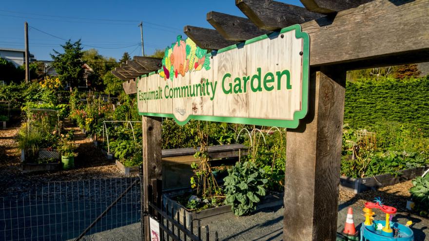 Anderson Community Garden sign